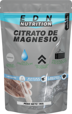 Citrato De Magnesio EDN 500 Grs Usp Maxima Calidad Importado
