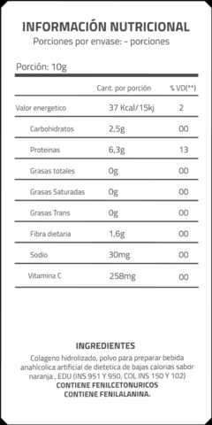 Imagen de Colageno Hidrolizado 30 Serv Ovofull Nutrition