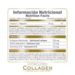 Colágeno Hidrolizado Con acido Hialuronico Y Q10 180 Tab Age Biologique - comprar online