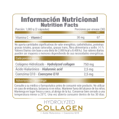 Colágeno Hidrolizado Con acido Hialuronico Y Q10 60 Tab Age Biologique - comprar online