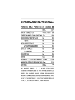 Collagen Sport Star Nutrition Magnesio Vitamina C Cafeina en internet