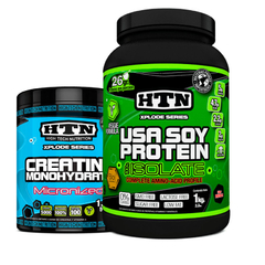 Combo Vegano Usa Soy Protein + Creatina Micronizada Htn