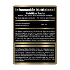Creatina Monohidrato 900 Grs Gold Nutrition Máxima Calidad - comprar online