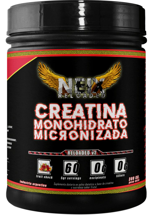 Creatina Monohidrato Micronizada 300 Grs Neix Reloaded