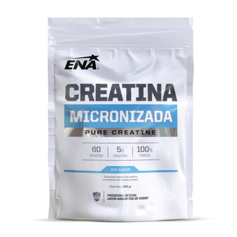 Creatina Monohidrato Micronizada 300 Gr 60 Serv Ena Sport - comprar online