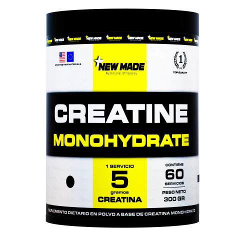 Creatina Monohidrato 300 Grs New Made Rapida Absorcion