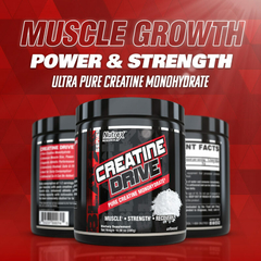 Creatine Drive Nutrex 60 Serv Pura Creatina Monohidrato - HEDGEHOG SUPLEMENTOS