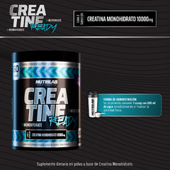 Creatina Monohidrato Ready 300 Grs Nutrilab - comprar online