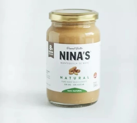Mantequilla De Mani Nina´s Sin Tacc 380 Grs Sin Azúcar