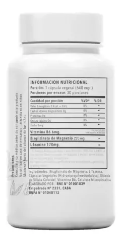 Stress Killer | 60cap Magnesio Bisglicinato | L-teanina en internet