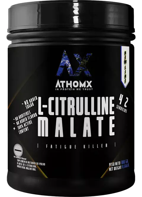 Citrulina Malato Black Line 300 Gr Oxido Nitrico Athomx