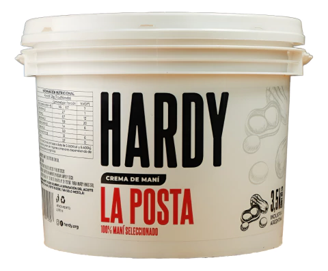 Crema De Mani Natural Sin Azucar 3,5 Kgrs Hardy