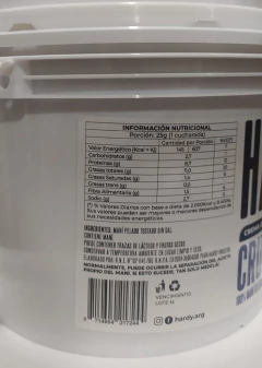 Crema De Mani Natural Crunchy Sin Azucar 3,5 Kgrs Hardy en internet