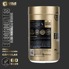 Sales Hidratantes Electrolitos Vitaminas Y Minerales 180 Caps Gold Nutrition - comprar online