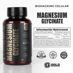 Glicinato Magnesio 60 Caps Vegetales Gold Nutrition Sin Tacc en internet