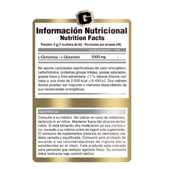 L Glutamina 225 Grs Gold Nutrition Materia Prima Importada - comprar online