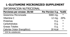 L Glutamina Micronizada Htn 300gr Recuperador Muscular Vegan - comprar online