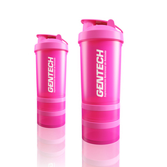 Shaker Vaso Mezclador Batidor 3 Funciones Gentech Importado - HEDGEHOG SUPLEMENTOS