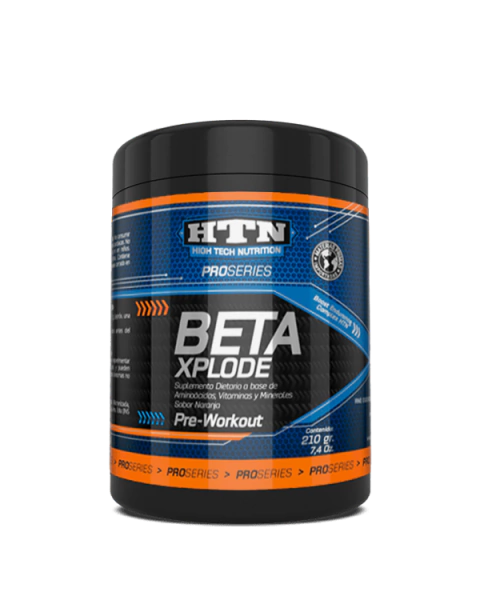 Htn Beta Xplode Pre Entreno Apto Diabético Celiaco Y Vegano