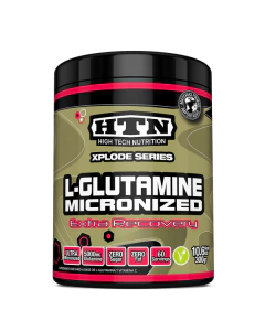 L Glutamina Micronizada Htn 300gr Recuperador Muscular Vegan