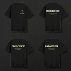 Remera Fuark Oversize Aest Black - comprar online