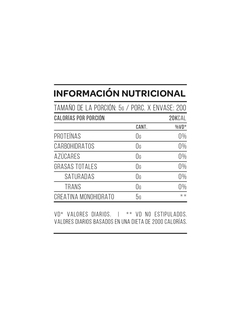 Creatina Micronizada 1 Kg / 200 Servicios Mayor Fuerza Resistencia y Recuperación en internet