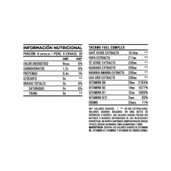 Thermo Fuel Max 120 Tab Quemador Termogénico y diurético - comprar online