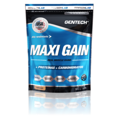 Maxi Gain 1,25 Kg Gentech Ganador De Peso y Muscular Gainer Sin Tacc - comprar online
