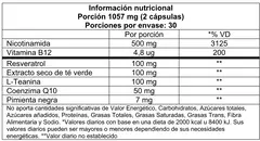 NAD+ Resveratrol Complex x 60 cápsulas Vitatech - comprar online