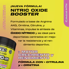 Nitro M X 225 Grs Htn Oxido Nítrico Arginina Citrulina - tienda online