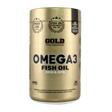 Omega 3 Fish Oil 30 Capsulas Blandas Sin Tacc Gold Nutrition
