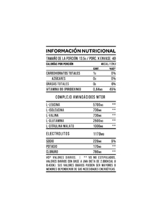 Mtor Bcaa Evolution 40 Servicios Aminos Bcaas Star Nutrition - tienda online