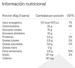 Imagen de Barra Energética Pont Energy Vegana Caja 12 Unid Datiles