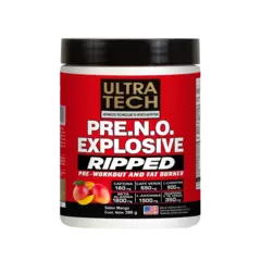 Pre N.O. Explosive Energy XP 390 Grs Oxido Nítrico, Cafeina Y Ginseng Ultra Tech