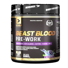 Beast Blood 35 Serv Body Advance Pre Entreno Potente Con Cafeína - comprar online
