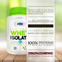 Platinum Whey Isolate 2 Lbs Star Nutrition Baja En Carbohidratos Grasas Sin tacc Sin Lactosa en internet