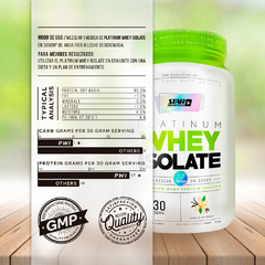 Platinum Whey Isolate 2 Lbs Star Nutrition Baja En Carbohidratos Grasas Sin tacc Sin Lactosa - HEDGEHOG SUPLEMENTOS