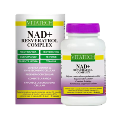 NAD+ Resveratrol Complex x 60 cápsulas Vitatech