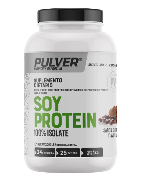 Soy Protein Proteína Vegana de Soja 1kg Pulver Sin Tacc Apto Celiacos - comprar online