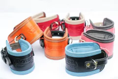 Tobilleras Cuero Para Polea Con Hebilla De Alta Calidad Para Gimnasio