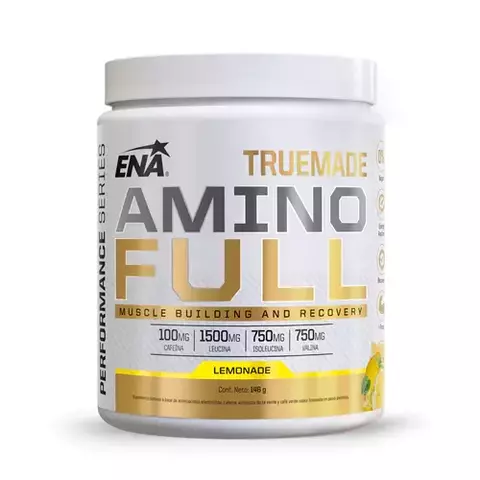 True Made Amino Full Ena Aminoácidos Bcaa Cafeína 20 Serv