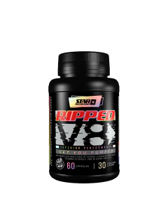 Quemador De Grasa Pump V8 Ripped 60 Caps Star Nutrition Sin Tacc