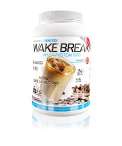 Wake Break 1.13 Kg Whey Protein Cappuccino Desayuno Merienda o Entrenamiento