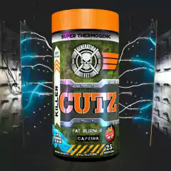 Killer Cutz 25 Serv Generation Fit Quemador De Grasa Keto Sin Tacc