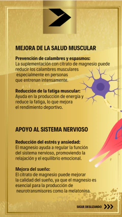 Citrato De Magnesio Puro 175 Gr / 70 Serv Body Advance - comprar online