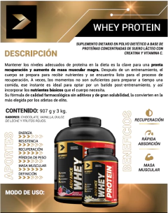 Whey Protein 3 Kg Proteína De Suero Wpc 80% Body advance - HEDGEHOG SUPLEMENTOS