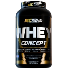 Whey Protein 1 Kg Muscle Concept Proteina Con Vitaminas Y minerales