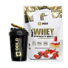 100% Whey Protein 2 Lbs Gold Nutrition Sin Tacc + Shaker - comprar online