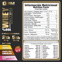 Combo Crecimiento Gold Nutrition Whey Protein 2Lbs + Amino Gold 20 Serv + Zma 30 Serv - HEDGEHOG SUPLEMENTOS