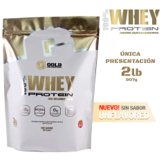 100% Whey Protein 2 Lbs Gold Nutrition Con Bcaa Y Glutamina - HEDGEHOG SUPLEMENTOS
